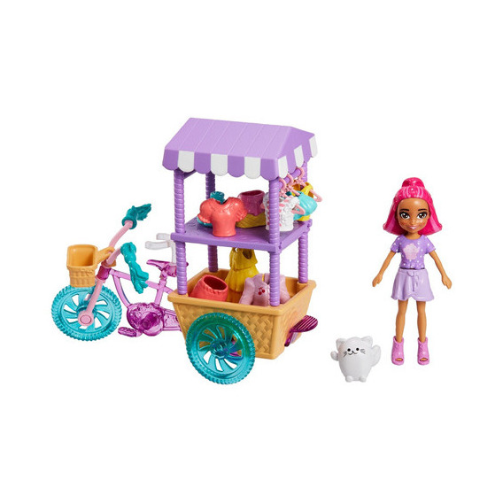 Polly Pocket  Carrito De Dulces Sorpresas