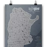 Mapa De Argentina Con Raspadita  Raspando 