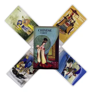 Tarô Chinês Chinese Tarot Deck 78 Cartas Arte Chinesa