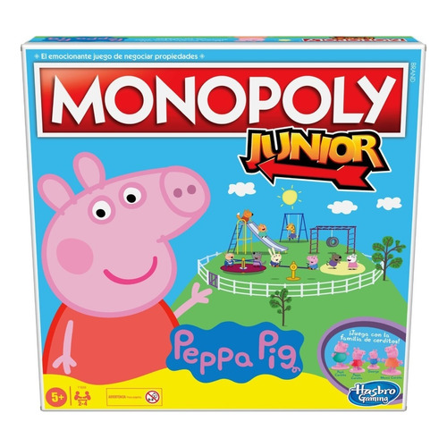 Juego De Mesa Monopoly Junior Peppa Pig Hasbro