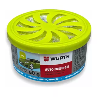 Aromatizador Cheirinho Automotivo Gel Wurth 60g - Citrus