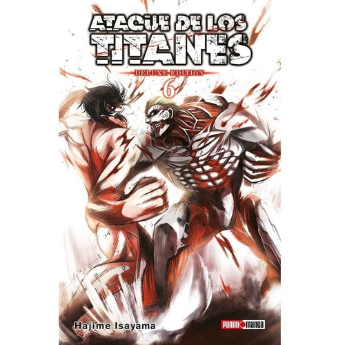 Manga Panini Ataque De Los Titanes Deluxe 2 En 1 tomo 6 Español Panini México
