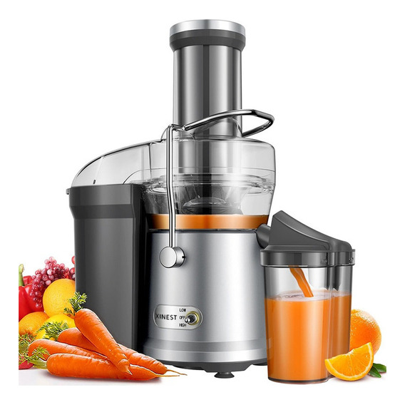 Xinest Extractor De Jugos Automatico Frutas Y Verduras 1200w