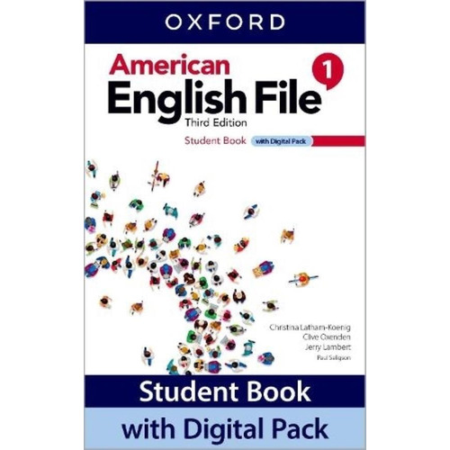 American English File 1 3/Ed.- Student's Book + Digital Pack, de Latham-Koenig, Christina. Editorial Oxford University Press, tapa blanda en inglés americano