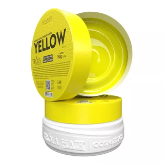  Máscara Pigmentante Troia Colors 150g - Tonalizante Yellow Tom Yellow/amarelo