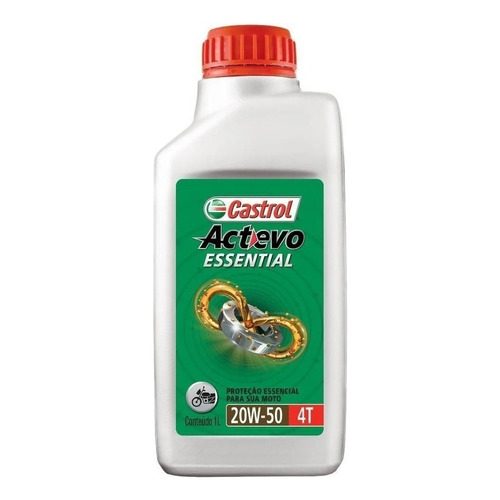 Aceite para motor Castrol mineral 20W-50 para motos y cuatriciclos