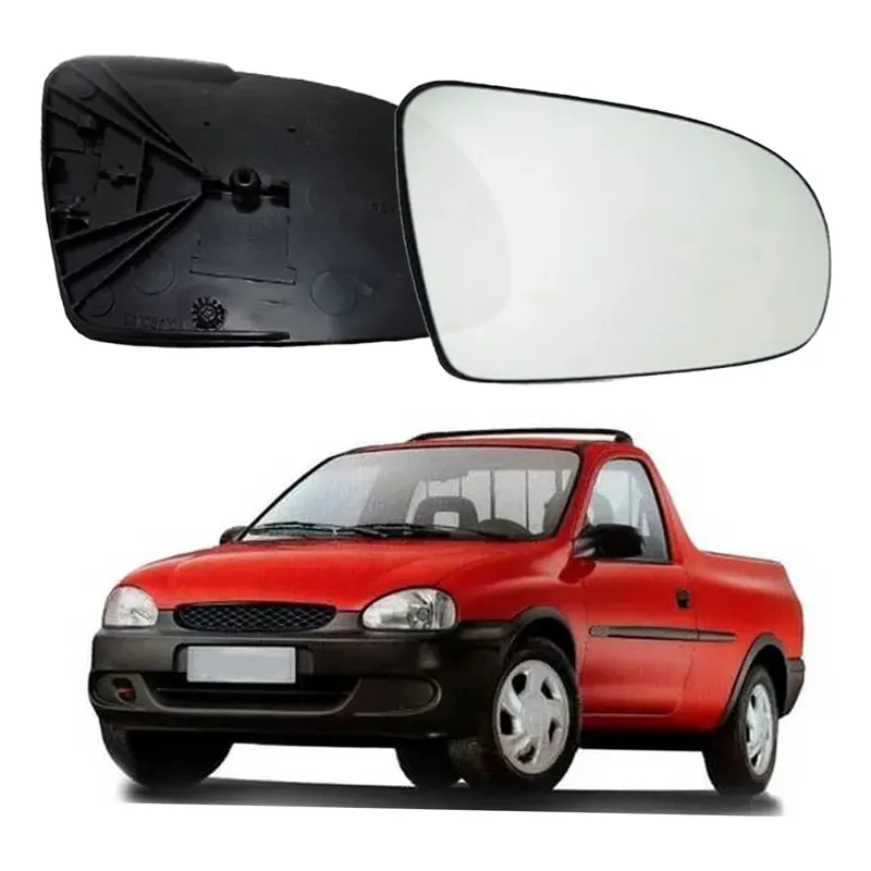 Lente Retrovisor Esquerdo Corsa Picape 1.6 1997 A 2003