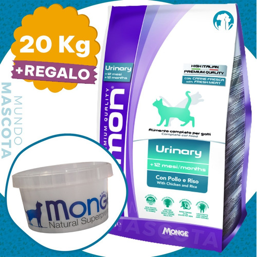 Gemon High Premium Gato Urinary Pollo Y Arroz 20 Kg