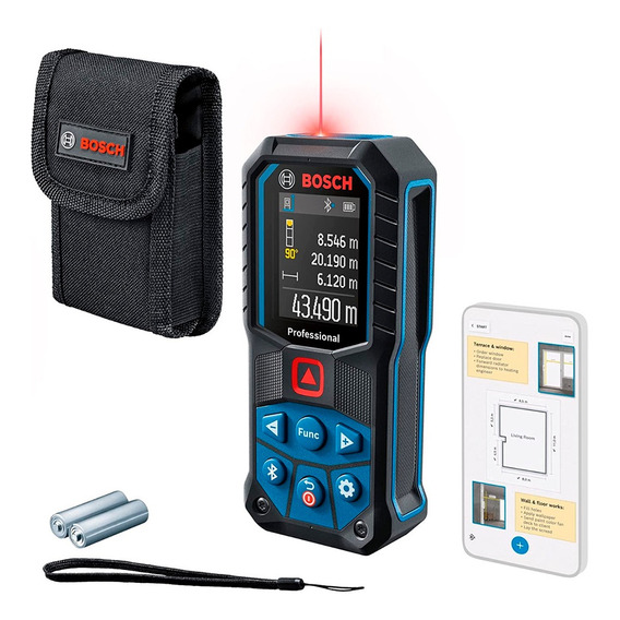 Medidor De Distancia Laser Bosch Glm 50-27 C Bluetooth