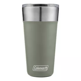 Vaso Termico Coleman Acero Inoxidable Brew 600 Ml Destapador Color Sage