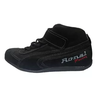 Botas De Competición Automovilismo Karting Color Negro 38 