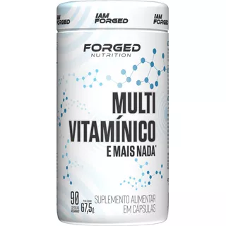 Multivitamínico A - Z 90 Cápsulas Veganas - Forged Nutrition Sabor Sin Sabor