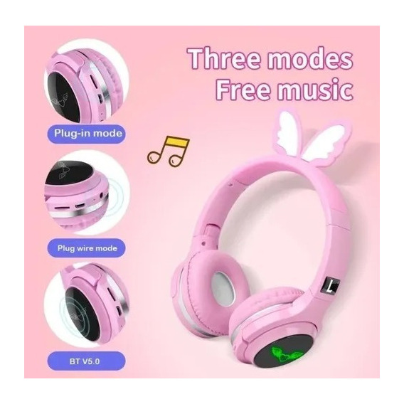 Lindos Auriculares De Pikachu Para Niños Bluetooth 5.0 
