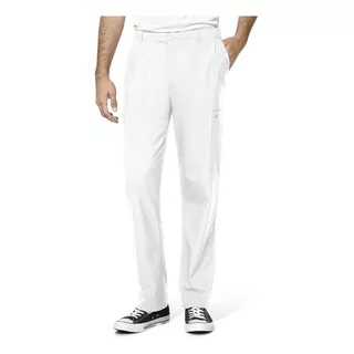 Pantalón Hombre Wonderwink - Blanco - Uniformes Clínicos