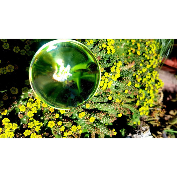 Bola Esfera Cristal 80mm Con Base /feng Shui,  Fotografia