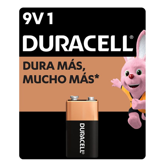 Pack 6 Baterías Alcalinas Duracell Blíster 9v
