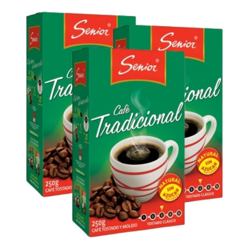 Cafe Senior Tradicional 250 Gr Promo 3 X 2