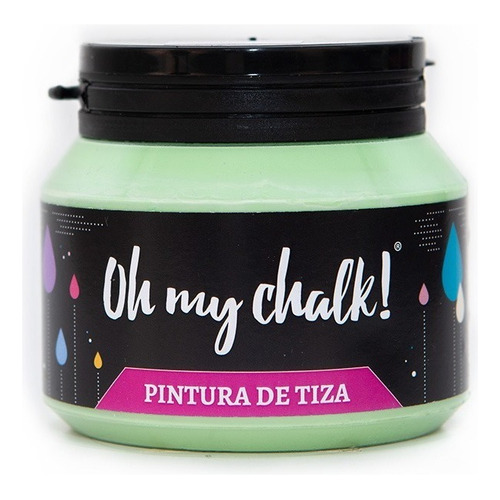 Oh My Chalk! Pintura De Tiza - Tizada 210 Cc. Colores Color Mint