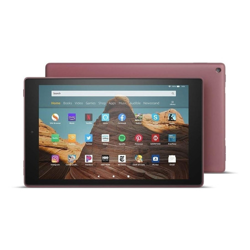 Tablet  Amazon Fire HD 10 2019 KFMAWI 10.1" 32GB plum y 2GB de memoria RAM