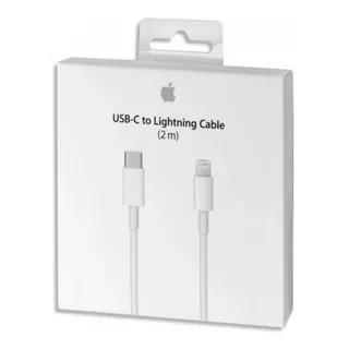 Cable C A Lightning  iPhone iPad Original Apple 2 Metros