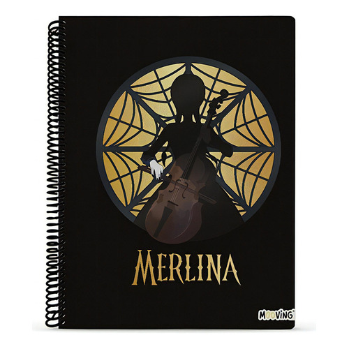Cuaderno Universitario Merlina 80 Hojas T/sr Mooving Rayado Color Merlina con violin