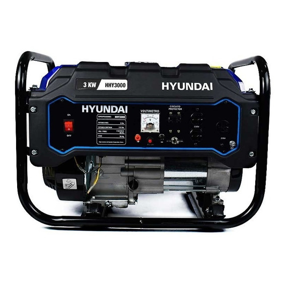 Generador Planta Portátil Hyundai Hhy3000 3000w  110v/220v