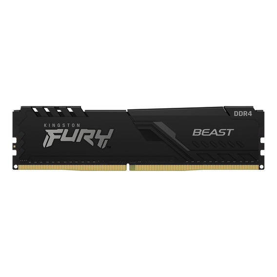 Memoria RAM Fury Beast DDR4 gamer color negro 32GB 1 Kingston KF432C16BB/32