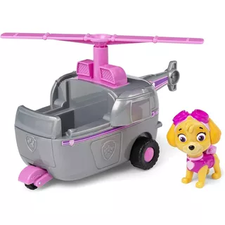 Paw Patrol Skye's Helicopter Vehicle With Collectible Figure
