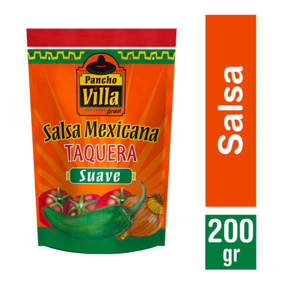Pancho Villa Salsa Mexicana Suave 200 Gr