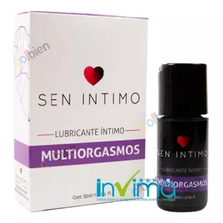 Lubricante Intimo Multiorgasmo 30ml | Base Agua Con Invima 