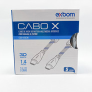 Cabo X Hdmi 5mts Exbom Cbx H50cm 