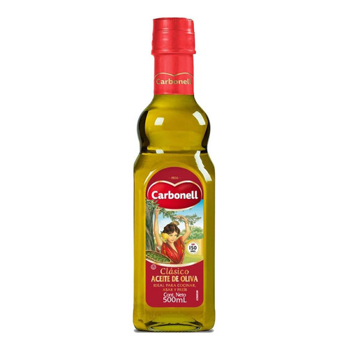 Aceite De Oliva Carbonell Puro Vidrio 500ml