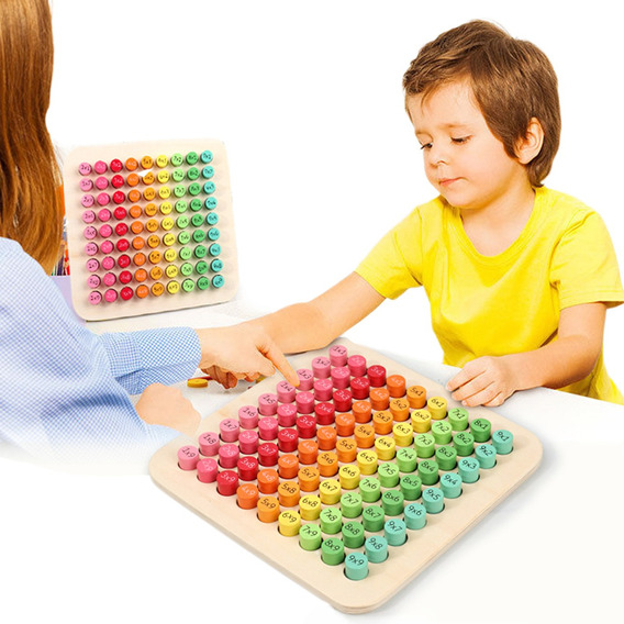 Juguete Didáctico Montessori Matemáticas Tabla Multiplicar