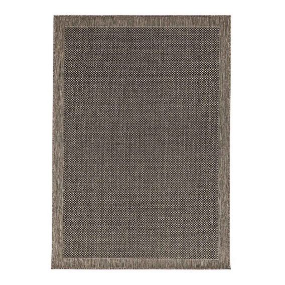 Tapete Decorativo Sisal Lavable Café Con Guarda 140 X 200cm