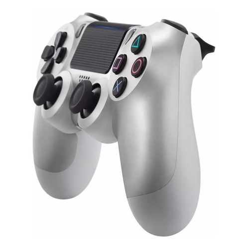 Control joystick inalámbrico Sony PlayStation Dualshock 4 ps4 silver