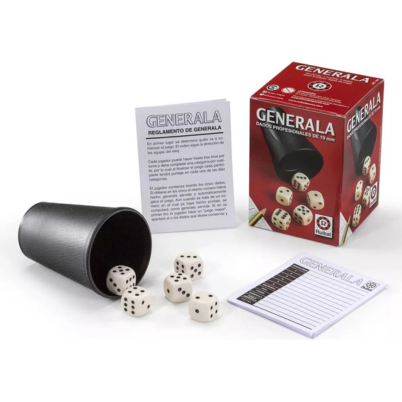 Juego De Mesa Generala Dados Profesionales Original Ruibal