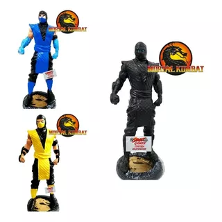 Kit 3 Bonecos Colecionáveis Mortal Kombat 