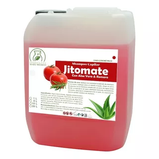  Shampoo Hare Jitomate, Aloe Vera Y Romero Repara (10 Litros)