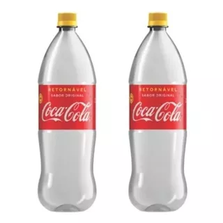 Coca-cola Retornável Garrafa 2l Vazia Kit Com 2 Unidades