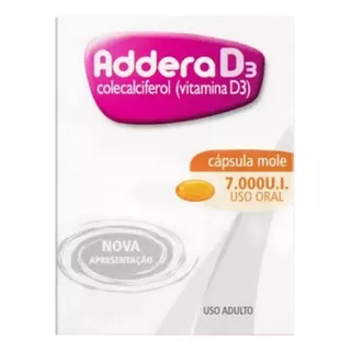 Vitamina D Addera D3 7.000ui 30 Cápsulas Moles