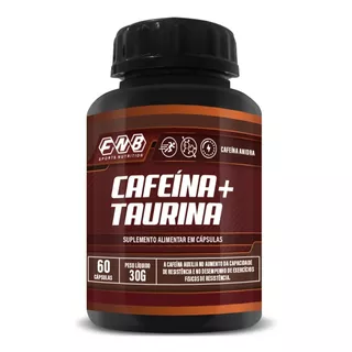 Cafeína E Taurina 60 Cápsulas Flora Nativa