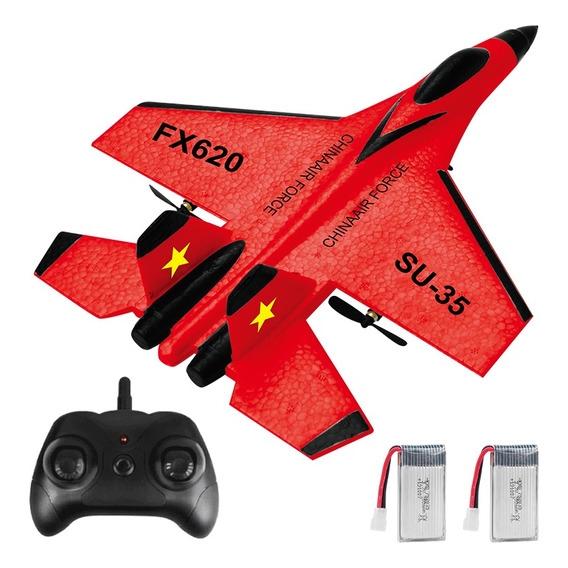 2.4g Su35 Aviones De Control Remoto Avion Rc Juguetes Rojo