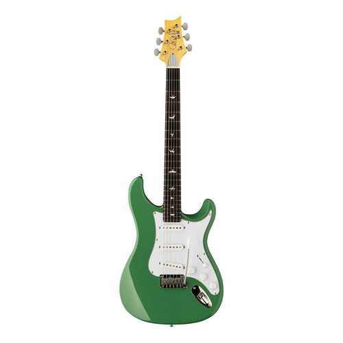Guitarra eléctrica PRS Guitars SE Silver Sky John Mayer solidbody de álamo ever green con diapasón de palo de rosa
