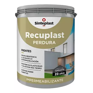 Pintura Recuplast Perdura Frentes 20 Lts Proxecto - Envió!