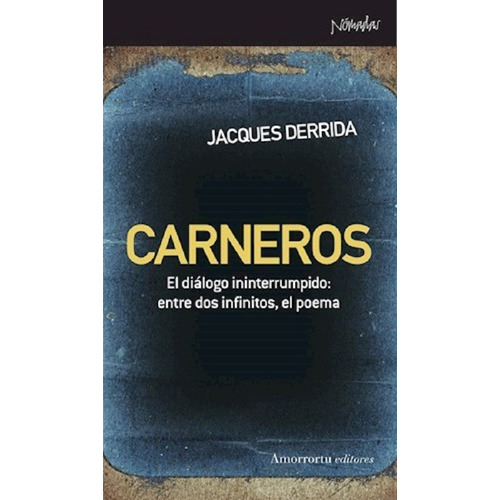 Carneros - Jacques Derrida - Amorrortu