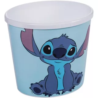 Balde Pipoca Stitch Original Disney Novidade Plasútil 2,1l