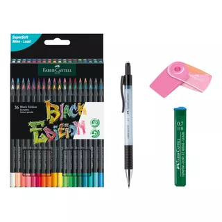 Colores Faber-castell Black Edition X36 + Promocion