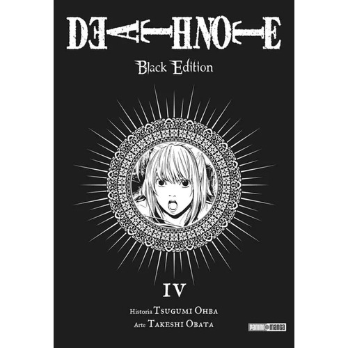 Death Note: Death Note, De Takeshi Obata. Serie Death Note, Vol. 4. Editorial Panini, Tapa Blanda, Edición Black Edition En Español, 2022