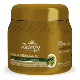 Desalfy Hair - Máscara Hidratante Óleo De Café Verde 500g