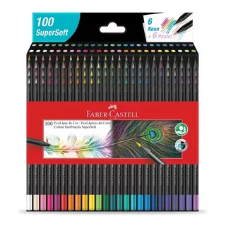 Lápices De Colores Faber Castell Supersoft (100colores)